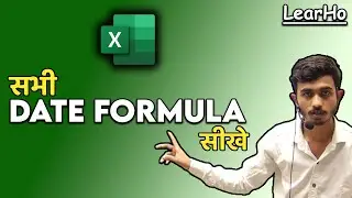 All Date Formula in MS Excel || Date Function || Learnho