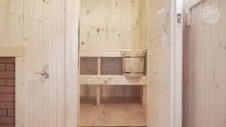 Каркасная баня под ключ со сборкой в Лучевом Карелия