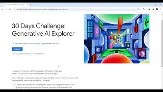 #google  30 Days Challenge: Generative AI Explorer | Google Cloud | Register Now🔥