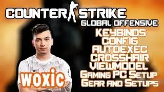 woxic Counter Strike Global Offensive Settings, Keybinds & Setup 2020 Update