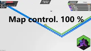 Hexanaut.io [Superhex.io] Map control. 100 %