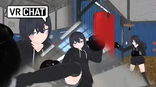 Boxing In Pure Dark💜 VRchat POV BOXING