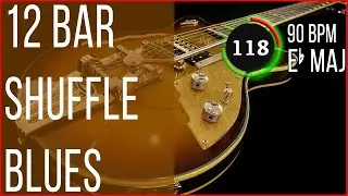 12 Bar Eb Blues Guitar Backing Track Jam in Eb Major 90 BPM