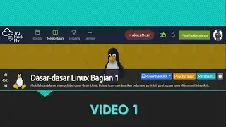 TUTORIAL DASAR - DASAR LINUX UNTUK PEMULA PENYUKA CYBER SECURITY BAGIAN 1 VIDEO 1