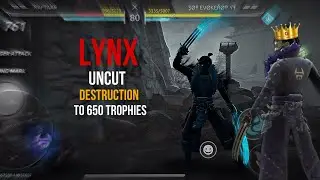 Lynx Uncut Journey 570-650 Trophies | Shadow Fight Arena | Evoker OP YT