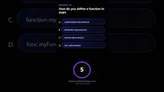 How do you define a function in PHP
