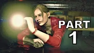 RESIDENT EVIL 2 REMAKE Walkthrough Part 1 - Intro (RE2 Claire Story)