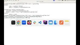 Personal Access Token and git config file