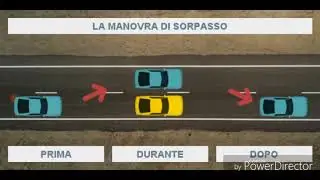 Lezione sulle norme del sorpasso : patente in arabo