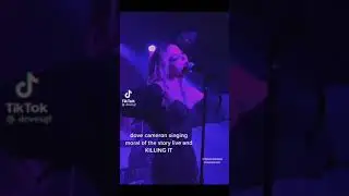 Dove Cameron singing Moral of the story live