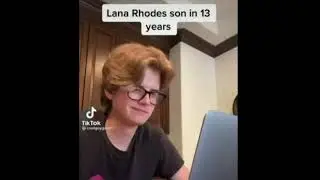 Lana Rhodes son in 13 years