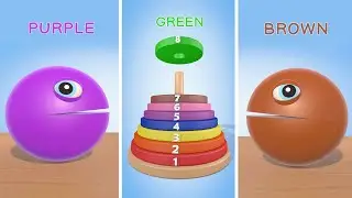 Pacman for kids — Colors and Numbers — 1 to 10 for children — Toddlers videos — Olly the train