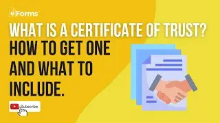 What is a Certificate of Trust? How to Get One and What to Include