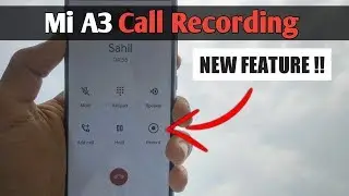 Mi A3 Call Recording Official Update Android 10 | June Update 2020 !!