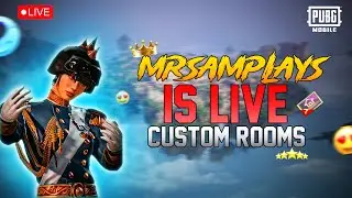 🔴 PUBG Mobile Live Stream⚡| 😊Custom Rooms💕 | Update 3.1⚡