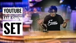 I'm Building a TALK SHOW Set in My GARAGE!  Part 1: The Desk