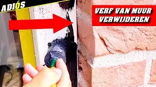 PAINTING ALONG WALL/ HOW TO REMOVE PAINT FROM WALL (TIPS)