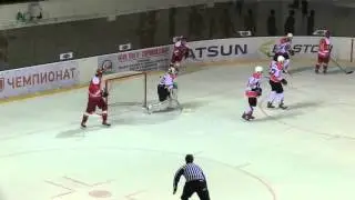 ХК Липецк - Ермак 3:6 Hightlights