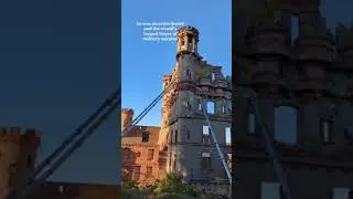 castle on a haunted island | @abandoned.tings