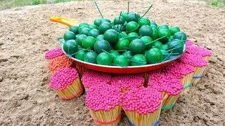 Firecrackers vs matches