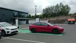 Review of Tesla V4 Supercharger in Iceland