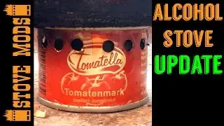 ALCOHOL STOVE UPDATE - THIS TIME IT WORKED!
