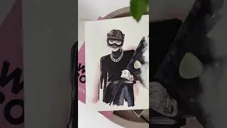 Атмосфера студии fashion иллюстратора