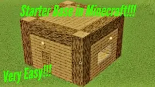 How to build a Starter House in Minecraft