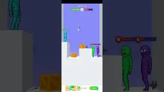 Битва человечков #28 киданули акулой в игре Who dies first