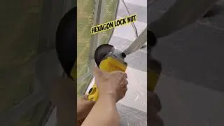Replacement disc lock nut for angle grinder. 