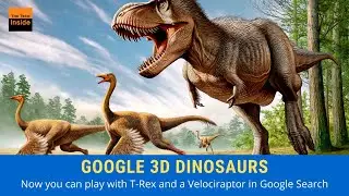 Google 3D Dinosaurs: Now you can play with T-Rex and a Velociraptor in Google Search