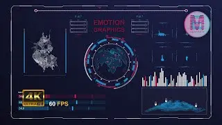 Sci-Fi Military Grade Tech HUD Computer Screen
