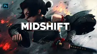 "MIDSHIFT" - Digital Painting Time-lapse