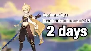 Speedrunner tips / Increase your adventure rank quick and easily (Genshin Impact)