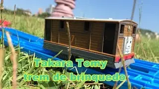 【trem de brinquedo】  Plarail Thomas e Seus Amigos Toby em Yingge, Nova Taipé, Ilha Formosa 01955 pt