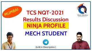 TCS NQT 2021 Ninja Profile Placed Student Experience 