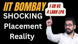 📌 IIT BOMBAY ❗ 1 CR  Vs 4 Lakh LPA (CTC) 😱 Shocking Placement Reality 🔥 #jee #neet #jeeadvanced