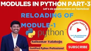 99. Reloading a Module in Python - Part 1 | How to Use importlib.reload()