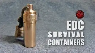 MAKE EDC BRASS BOTTLE | SURVIVAL CONTAINERS