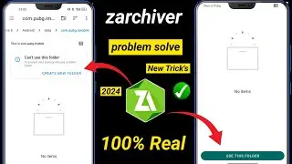 zarchiver data file problem use this folder | zarchiver can't use this folder problem | zarchiver
