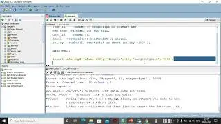 12  - DDL statement CREATE   Create table with Constraint