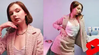 Костюм в стиле Шанель из твида