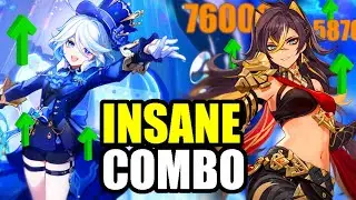 Furina Makes Dehya's DMG Finally GOOD?! Furina Dehya Team Works Great ! Showcase Guide & Build