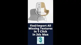 Find/Import All Missing Textures in 1 Click in 3ds Max | Relink Bitmap | Ahsaan Rehman | 