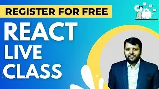 React JS Free Live Classes By Shiva Sir. 