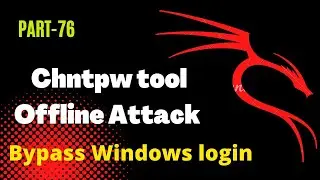 Chntpw | Mastering Password Recovery: Chntpw Tool Demystified in Kali Linux 🛡️🔐