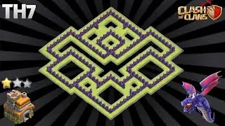 NEW BEST TOWN HALL 7 (TH7) BASE | TH7 BASE COPY LINK - CLASH OF CLANS