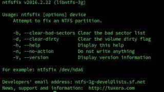 Fixing an unclean NTFS drive under linux