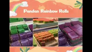 Pandan Rainbow Rolls