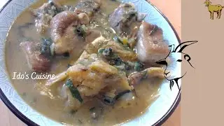 Afia Efere Ebot/ Perfect way on how to make white soup/ Goatmeat White Soup